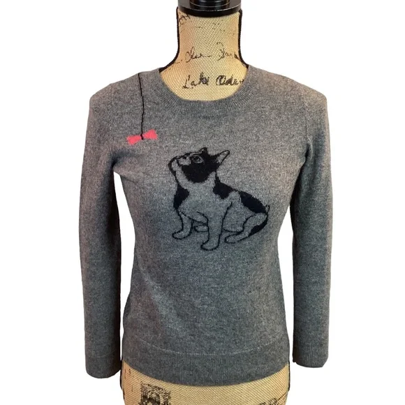 Halogen Cashmere Pug Dog Sweater - Picture 9 of 10